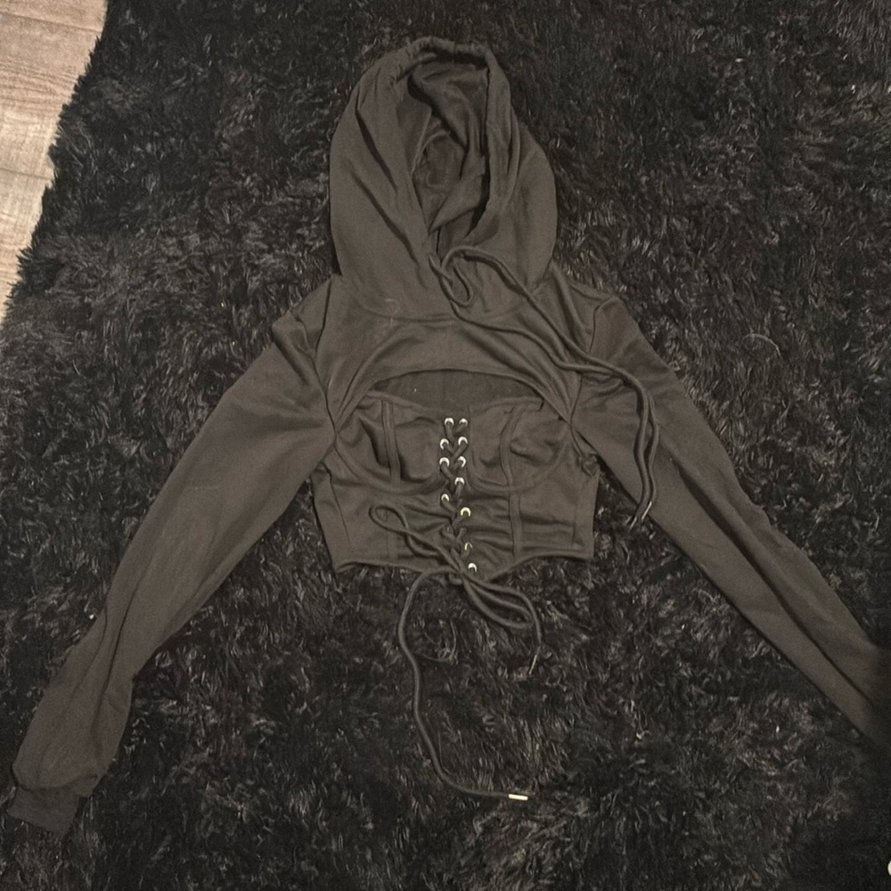 Cropped hoodie